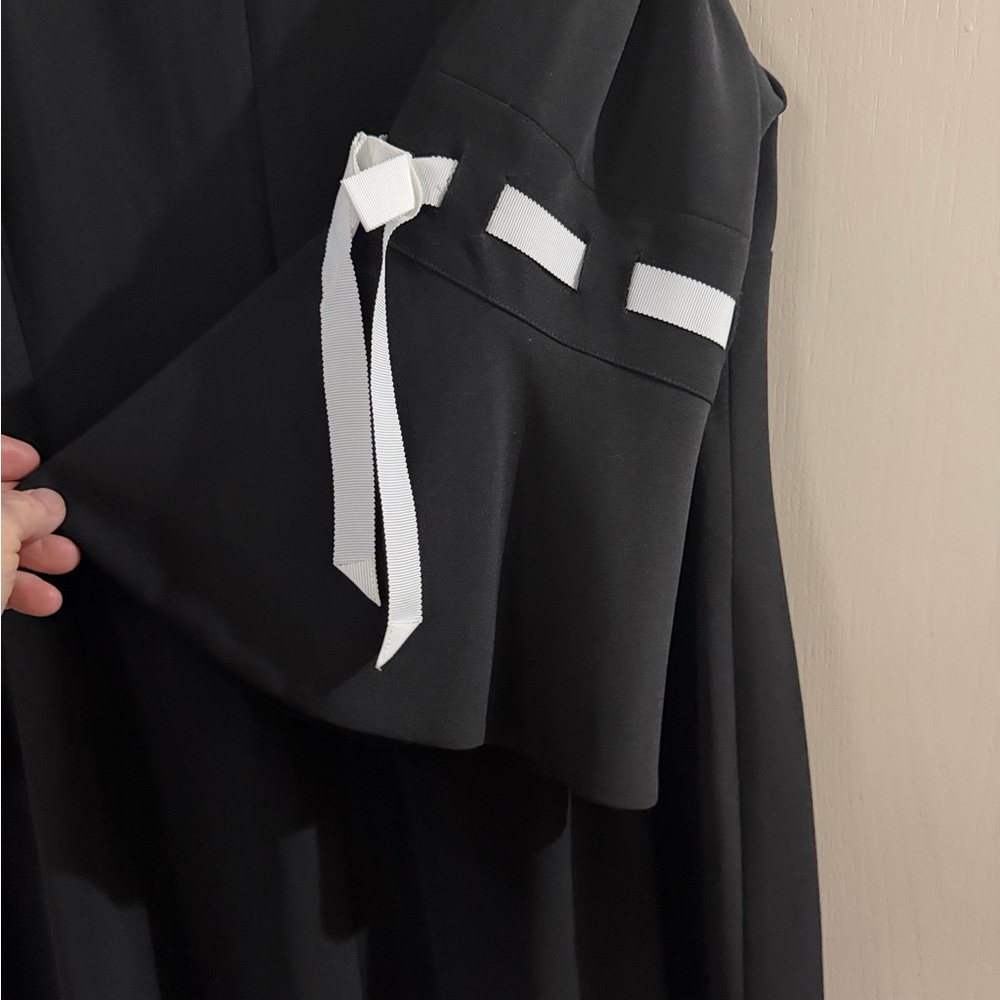 Calvin Klein Black Dress with White Trim - Picture 3 of 5